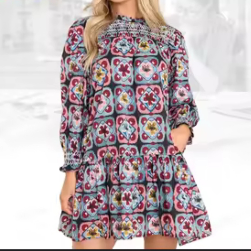 Olivia James the Label - Lucy Dress in Adobe Patch